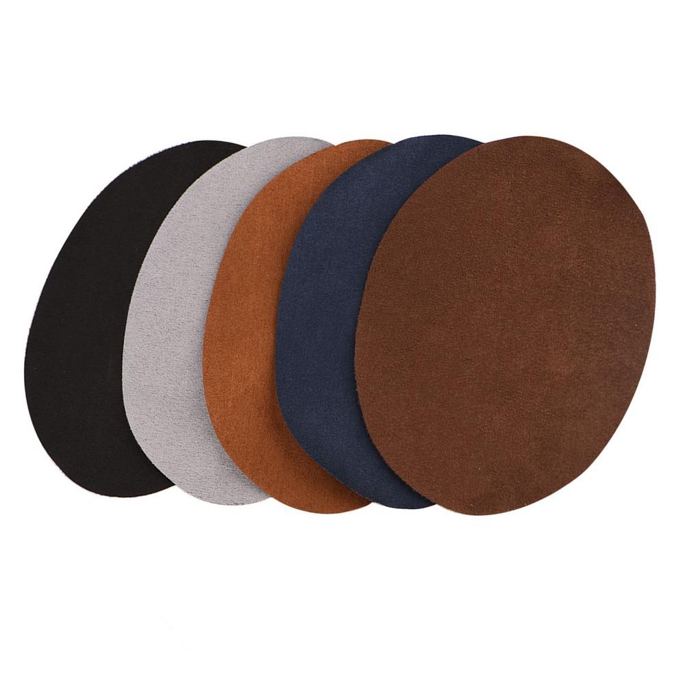 10pcs PU Leather Elbow Fabric Decal es 5 Colors Sew On Fabric Decal es  For Clothes