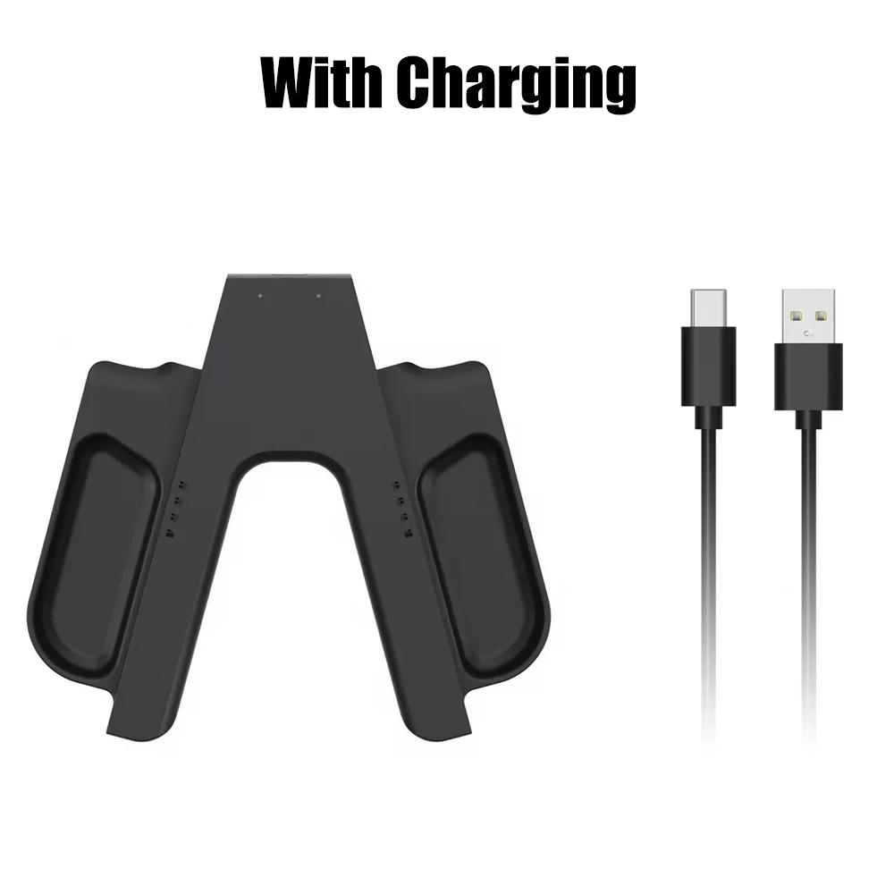 Charger Grip Bracket for Switch 2 Joystick Controller Grip Handle Portable Charging Station Base for Switch 2 Gaming Accessories