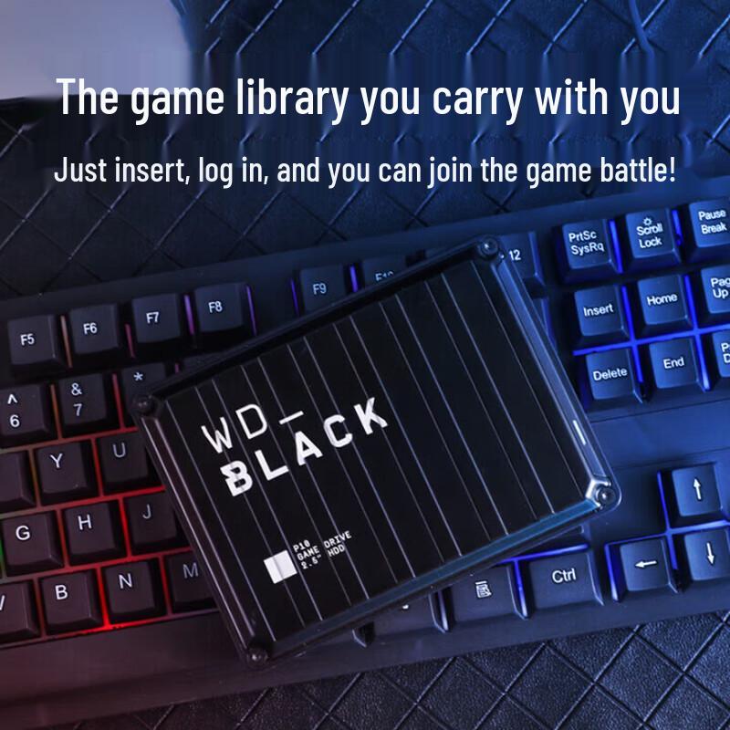 WD P10 Portable External Hard Drive for Gaming