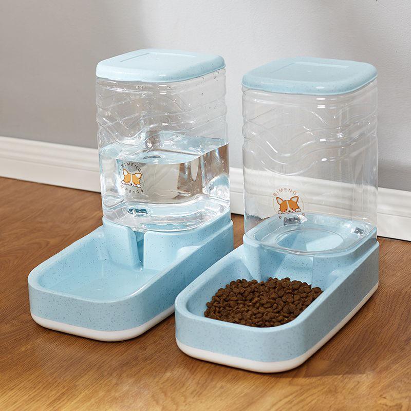 Large Capacity Automatic Pet Feeder and Water Dispenser for Dogs and Cats