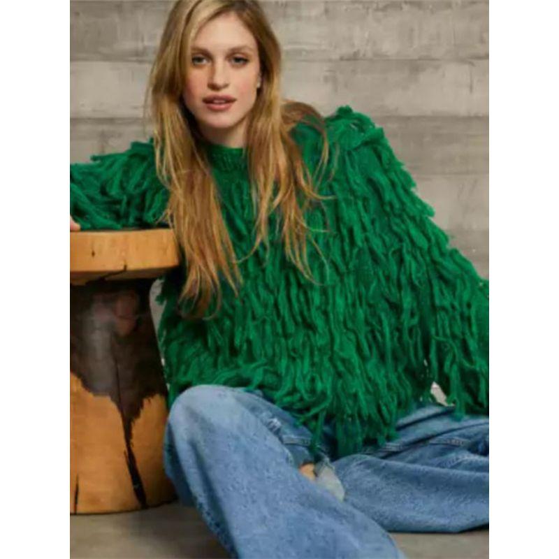 INS Fashion Fashion Casual Loose-Fitting Tassel Pullover
