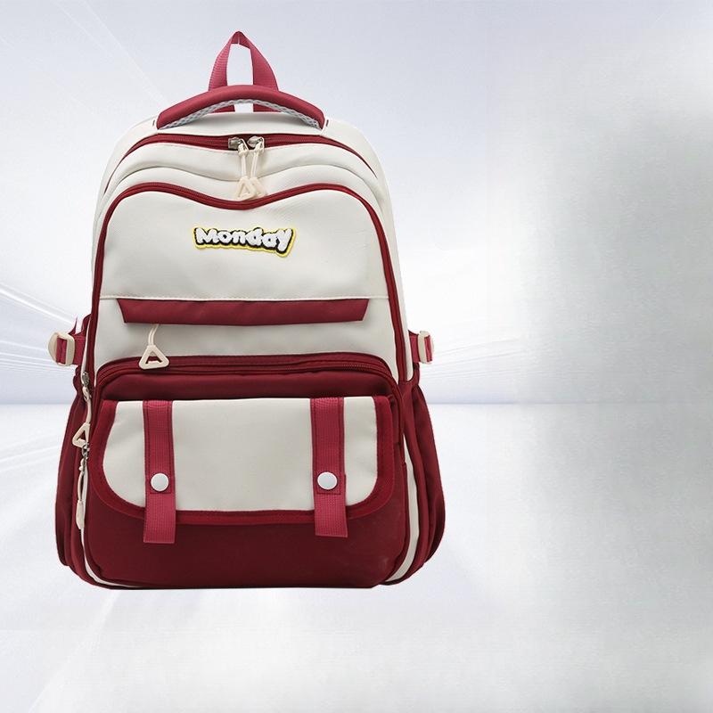 

Модный и легкий мужской рюкзак с ощущением высокого класса, большой вместимости, повседневный дорожный женский рюкзак, трендовый школьный рюкзак для студента колледжа