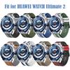 1:1 Original Silicone Strap For Huawei Watch Ultimate 2 Band For GT6 GT5 GT4 GT3 Pro 46mm Two Tones Bracelet 22mm Watchbands
