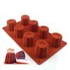 Caneles Silicone Cake Mold Bordelais Fluted Cake Pudding Mold Cakes Mousse Cupcake DIY Baking Tools