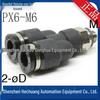 Genuine Japan PISCO Y-Type Manifold Connector: PX6-01, PX6-02, PX6-03, PX6-M5, PX6-M6