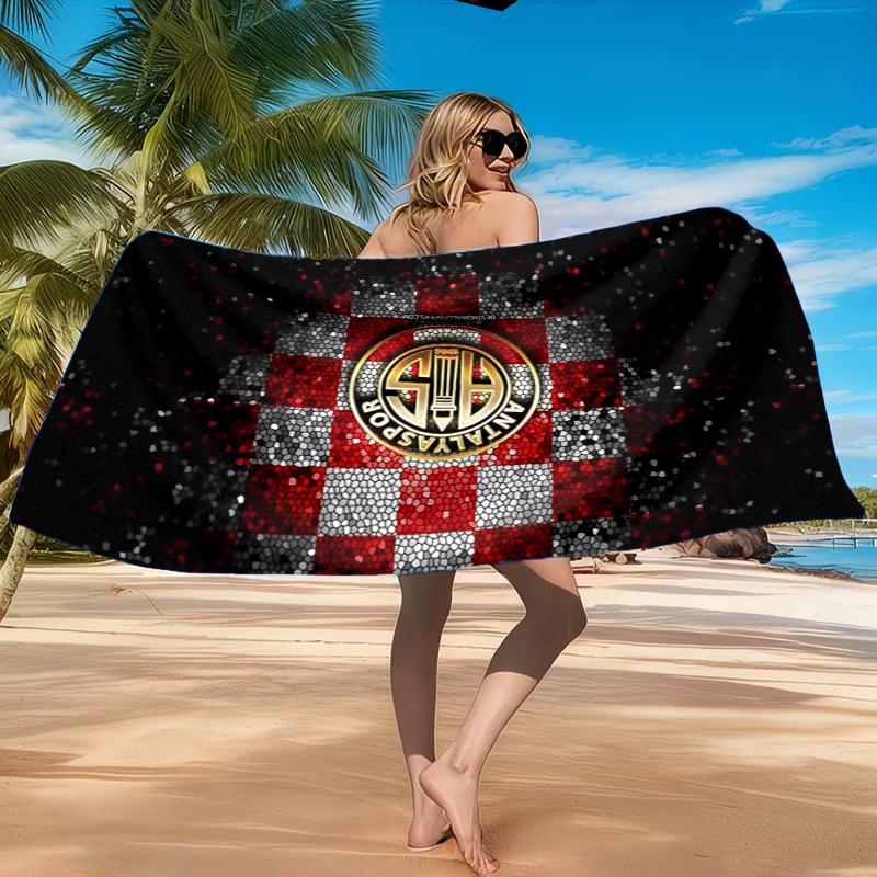 Atletico Belgrano Crest Beach Towel, Quick-drying, Easy To Care For, Suitable for Both Fitness and Beach Vacations,Sports Essential