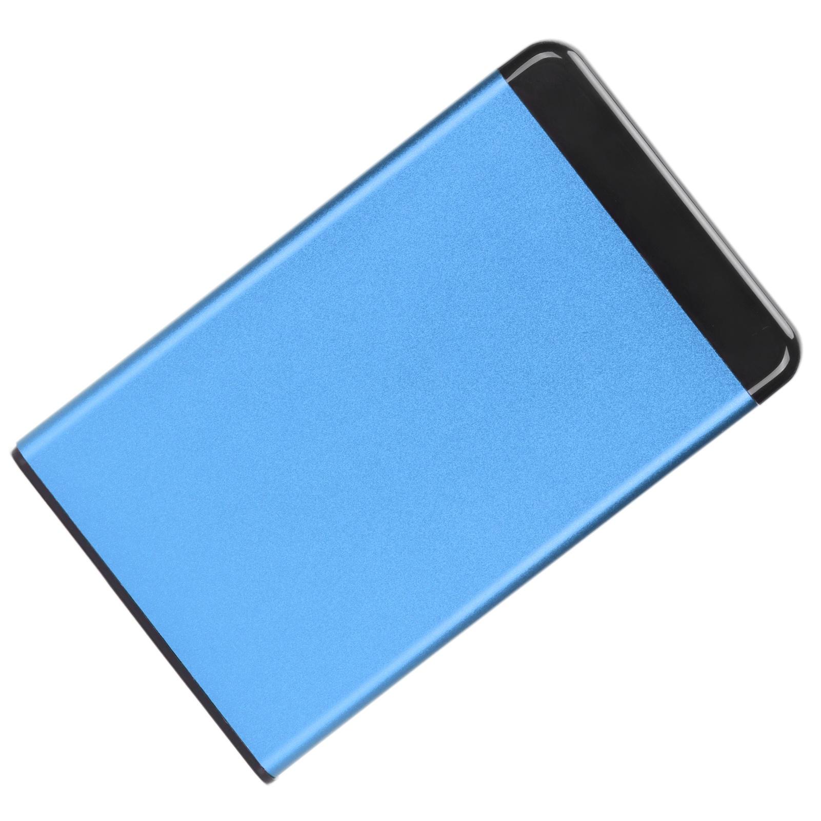 

2.5-дюймовый внешний жесткий диск USB3.0 портативный алюминиевый сплав мобильный механический внешний жесткий дисксиний 80GB синий