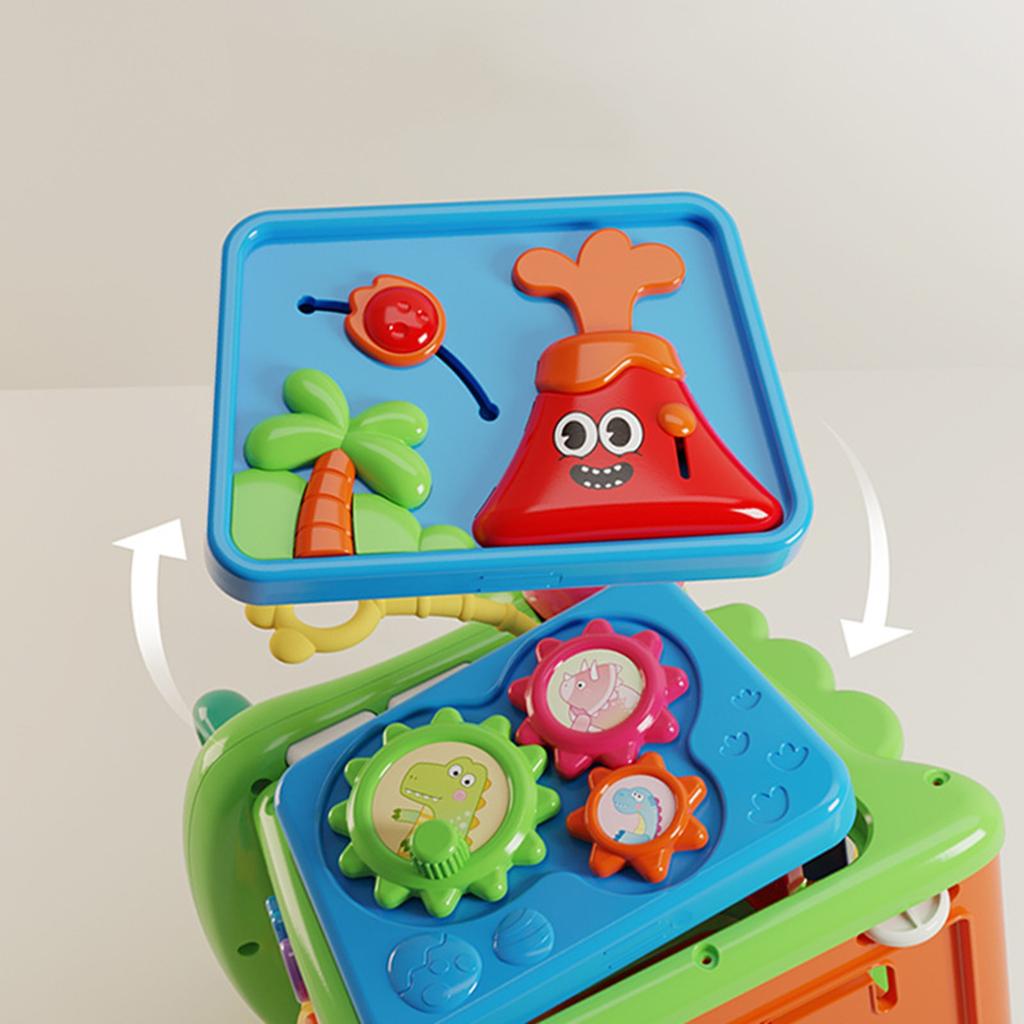 Children's Multifunctional Hand Drum Six Or Seven Drums Baby Drum Baby Early Education Educational Toys Polyhedron