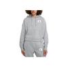 Flight Fleece Hoodie Women Tops Gray DB9067-063