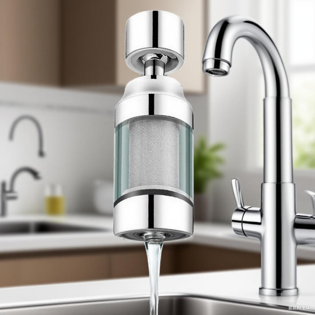 Kitchen Pipeline Filter Water Purifier Tap Water Household Splash Water Extender Bathroom Water Filter Accessories 11.2*3.2cm