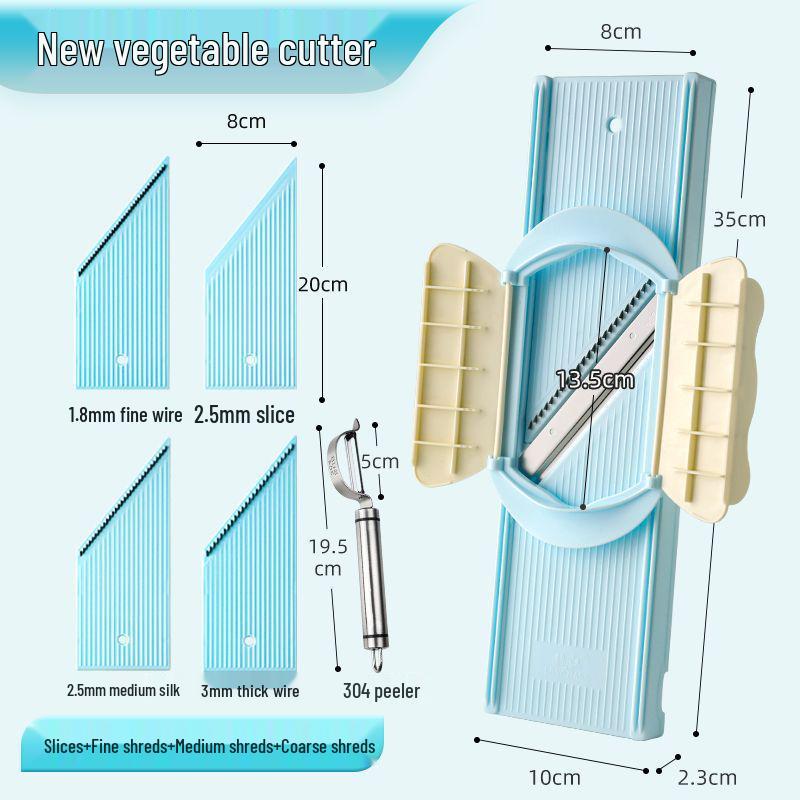 Commercial Handheld Potato Grater & Slicer with Hand Guard for Restaurants and Canteens