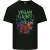 Vegan Gym Bodybuilding Vegetarian Unisexs Light Cotton TShirt