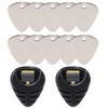 20 Guitar Pick Set Pick Box Metal Pick Hole Pick Stainless Steel Pick