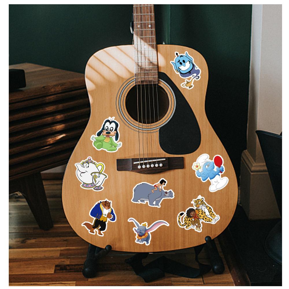 10 30 50 100Pcs Disney Mix Cute Cartoon Mickey Mouse Stitch Stickers Aesthetic Laptop Skateboard Phone Car Anime Sticker Kid Toy