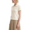 Skechers Moisture Wicking Breathable Solid Color Polo Shirt Women tops L226W099-008D