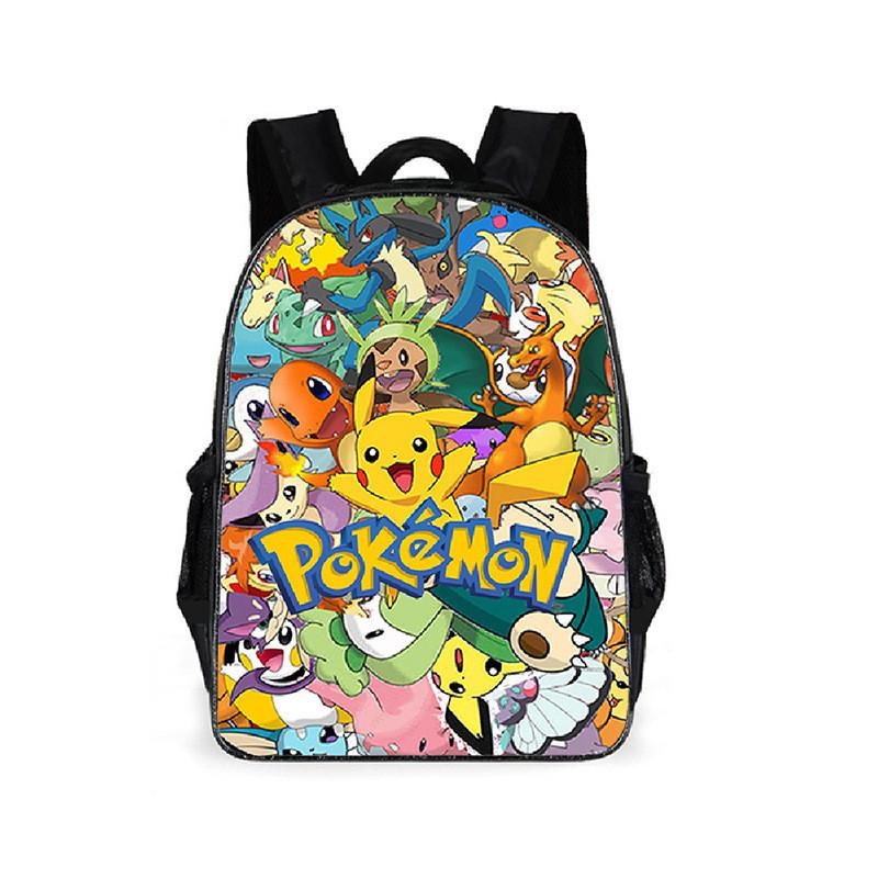 Character Print Cute Children Student Bag With Breathable Fabric Oxford