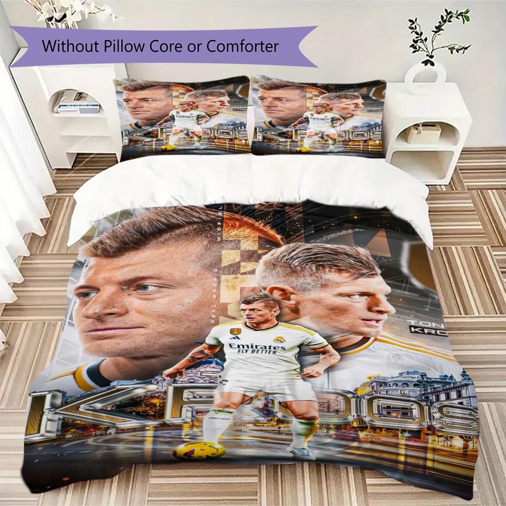 Former Real Madrid CF German professional footballer Toni Kroos Home Decoration Soft Bedding Down Pillowcase Duvet Cover (without core) L3