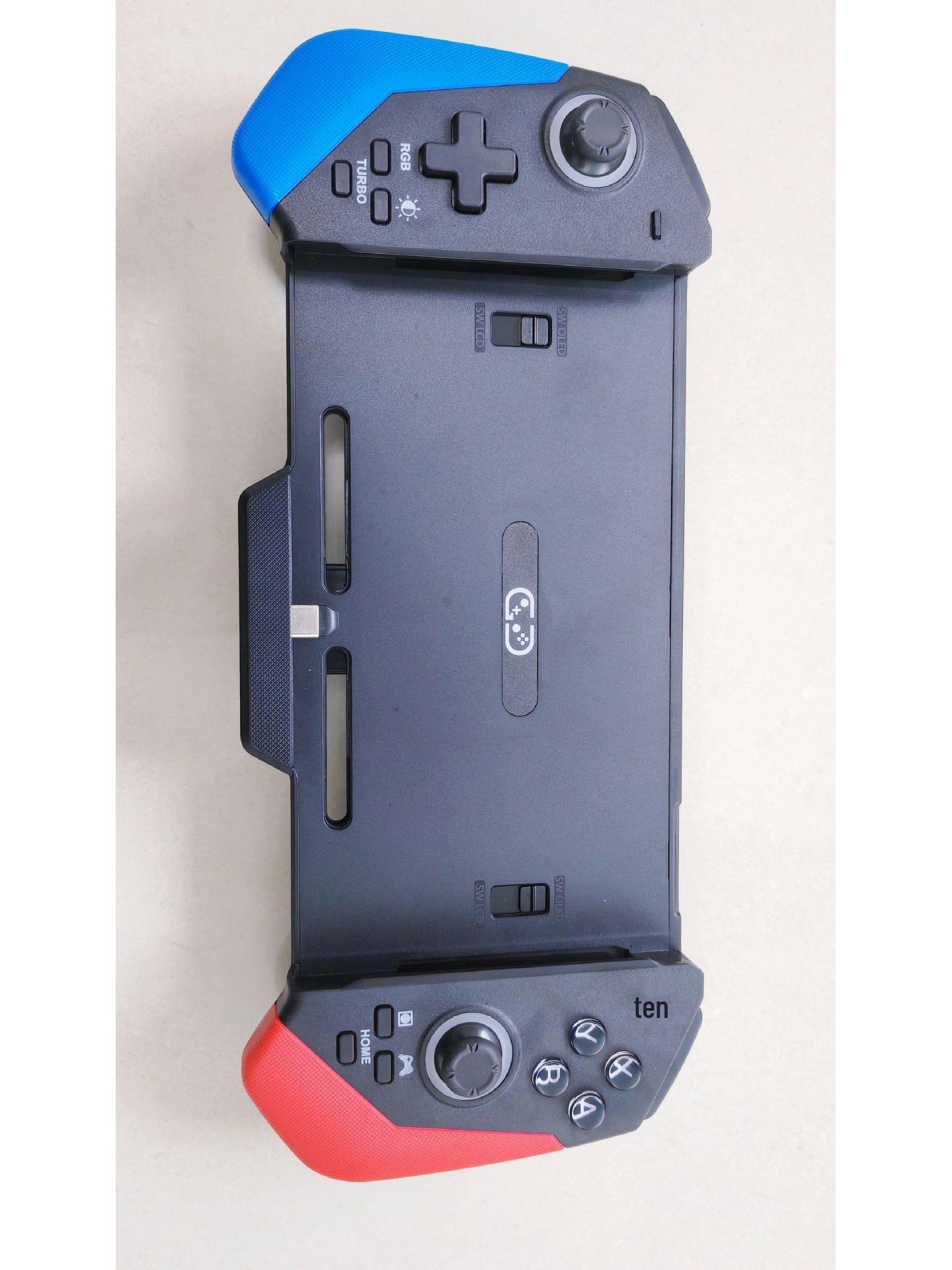 

Новый геймпад-плагин для Switch/OLED с 6-осевым гироскопом и RGB-подсветкой красный/синий