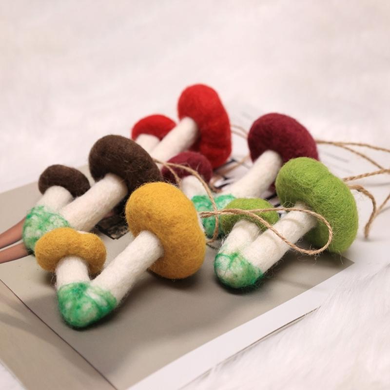 Cute Mushroom Key Lanyard Wrist Strap Phone Lanyard Cartoon Mushroom Shape Phone Charm Perfect for Bags Phones and Key