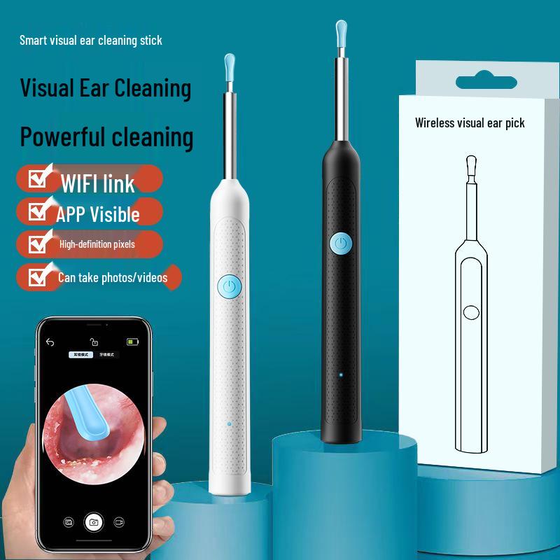 Bluetooth Luminous Ear Cleaning Endoscope for Kids - Smart Visual Ear Tool