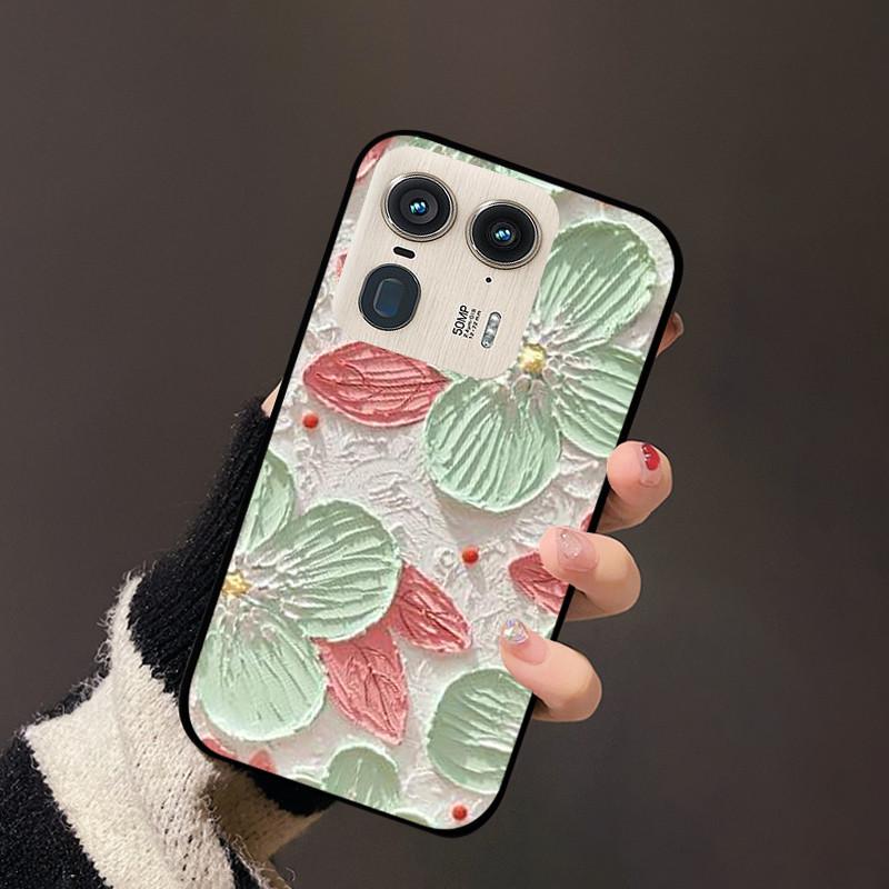 For Motorola Edge 50 Ultra Cover Flower TPU Silicon Back Soft Case Funda For Moto Edge 50 Fusion Edge50 Pro ultra Bumper Coque