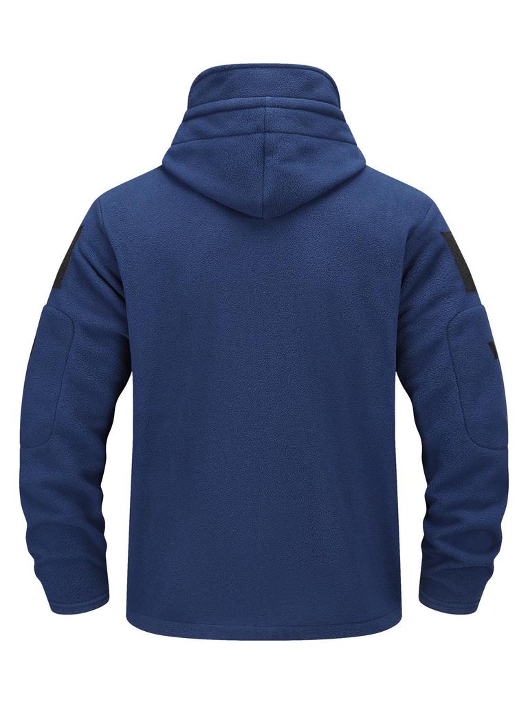 Men's Warm Fleece Hooded Jacket - 2025 Autumn/Winter Collection