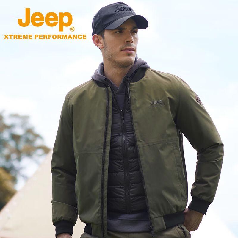 JEEP Men s Stand-Collar Padded Workwear Jacket J142095050 L