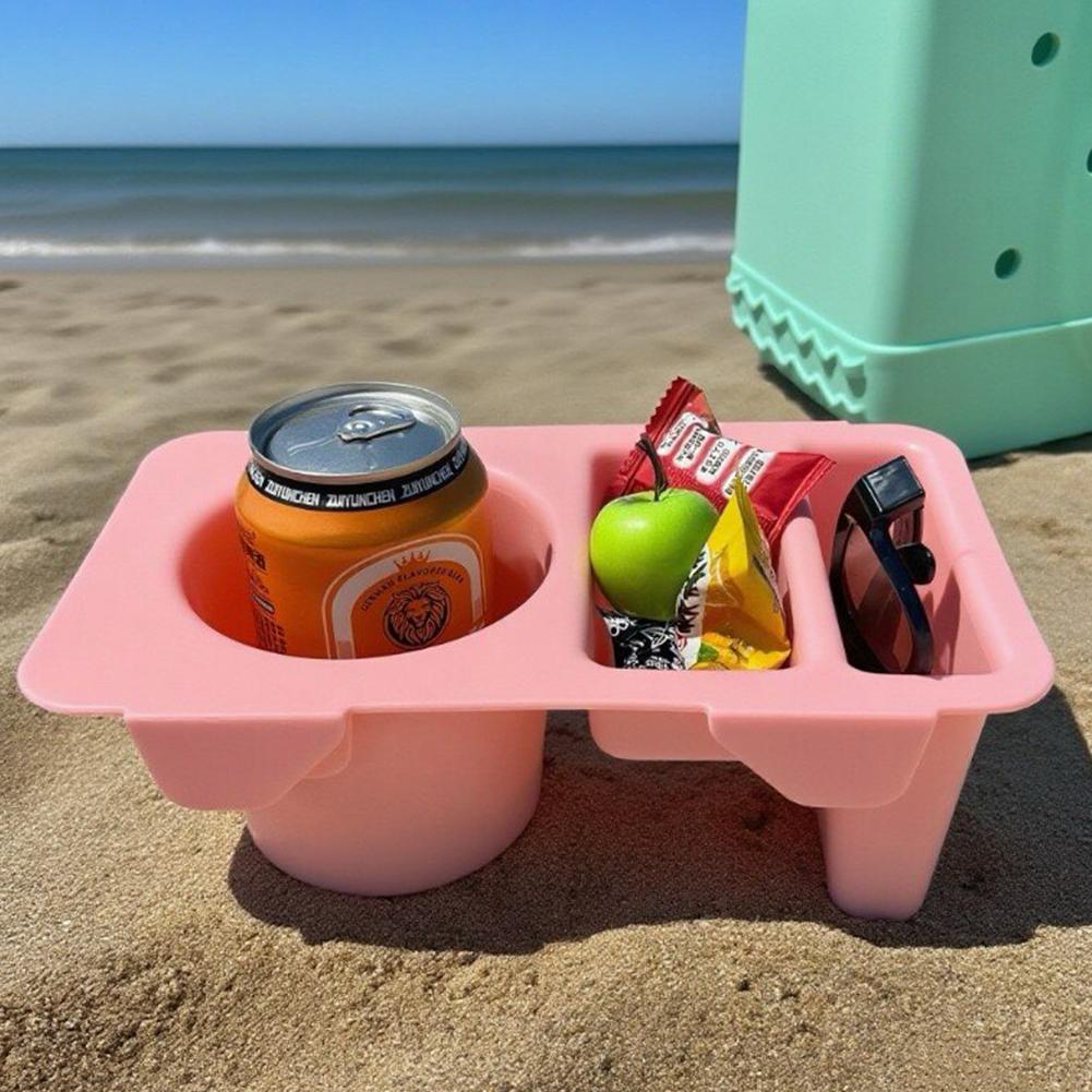 EVA Outdoor Aufbewahrungsregal Becher Reise Handy Organizer Halter Wasserdicht Campingtasche Obere Ablage Strand Weiche Abdeckung Trennwand Reise