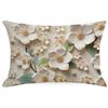 New Retro Floral Pillowcase Creative Oil Painting Engraving Style Print Home Sofa Cushion Pillowcase