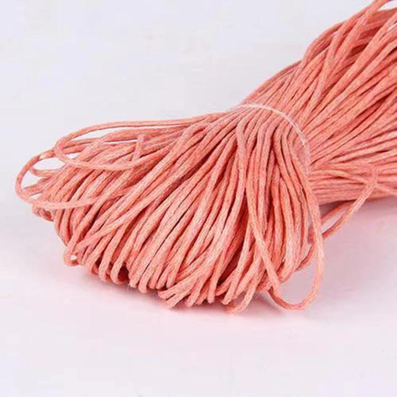 Crushed Ice Texture Colorful Pu Strap Findings Round Faux Leather Cord String Weaving Rope Diy Necklace Bracelet Making 45M 2Mm
