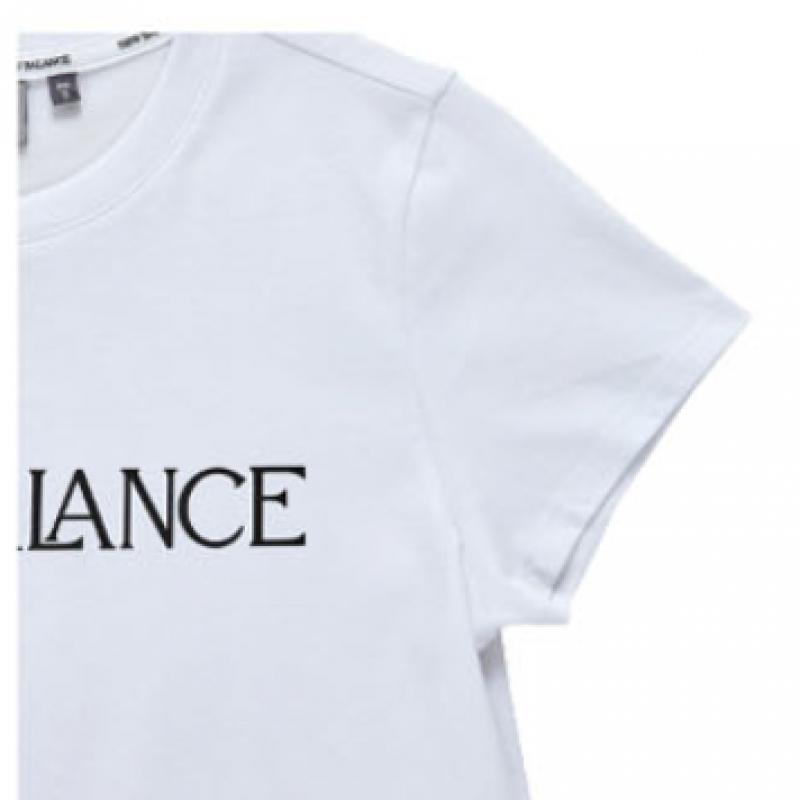 New Balance Half Club Nbnec2w662 Wh Logo Slim FiT Crop Top Women S ShorT Sleeve Tee T ShirT