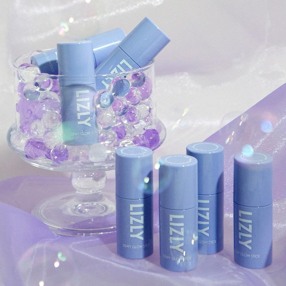 Ridgely Dewey Glow Glass Bead Cheek Blusher Cheek Touch Stick 6.5g, 1 piece, 1) Glow