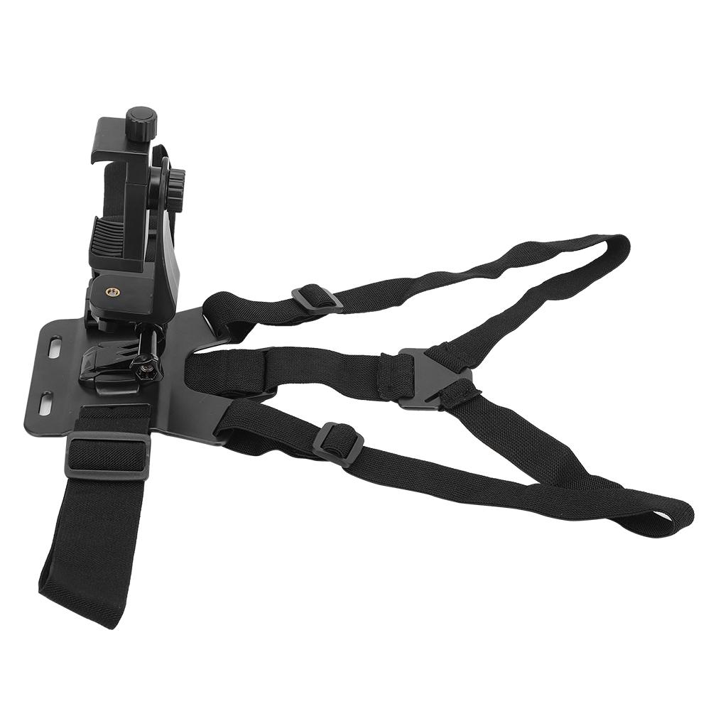 

Plastic Black Adjustable Chest Harness Strap Convenient Hanging Safety Belt for Gopro Motion Camera