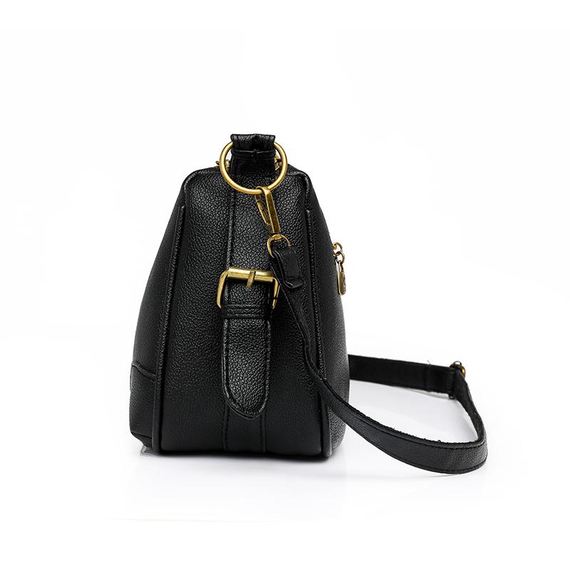 Solid Color Shoulder Bag Women's Bag Large Capacity Small Square Bag Commuter Crossbody Bag