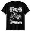 Unisexs Motorbike Grandad Funny Fathers Day TShirt Tee Best Dad Ever Papa Life FD