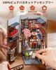 Rolife DIY Book Nook Izakaya 3D Miniature House Book LED Bookshelf Handmade Wooden Illustrated Instructions Officially Ideal Gift for Adults and Upper