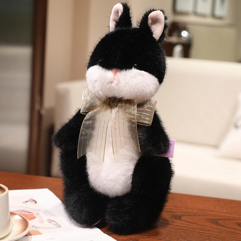 Premium-Quality Mocha First-Class Rabbit High-Standard Plush Premium-Quality Toy First-Class Cute Top-Grade Little First-Class Rabbit Top-Grade 20cm