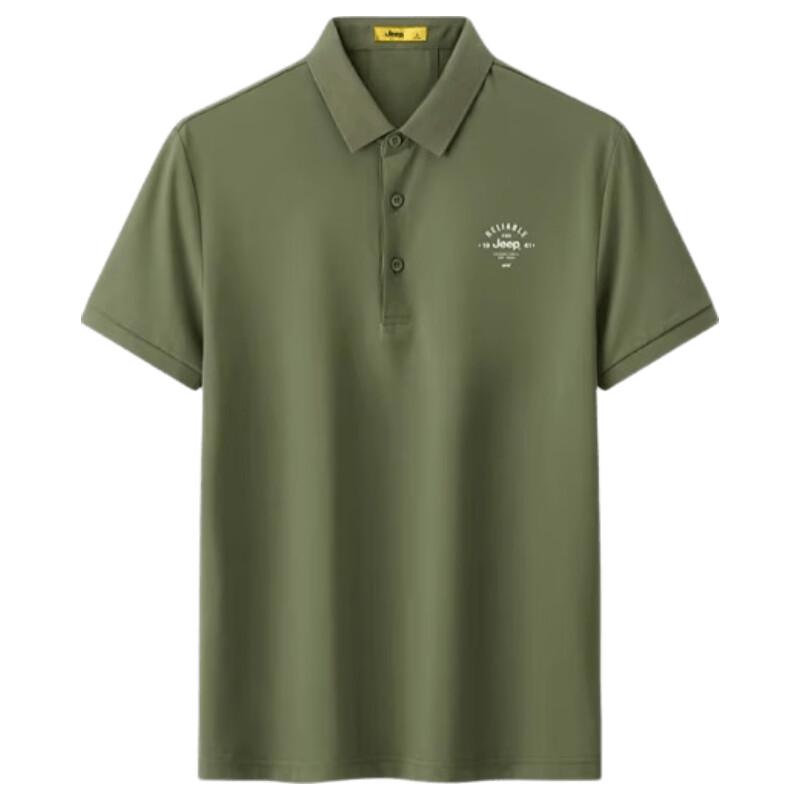JEEP Men s Summer Round Neck Short Sleeve T-Shirt 4XL