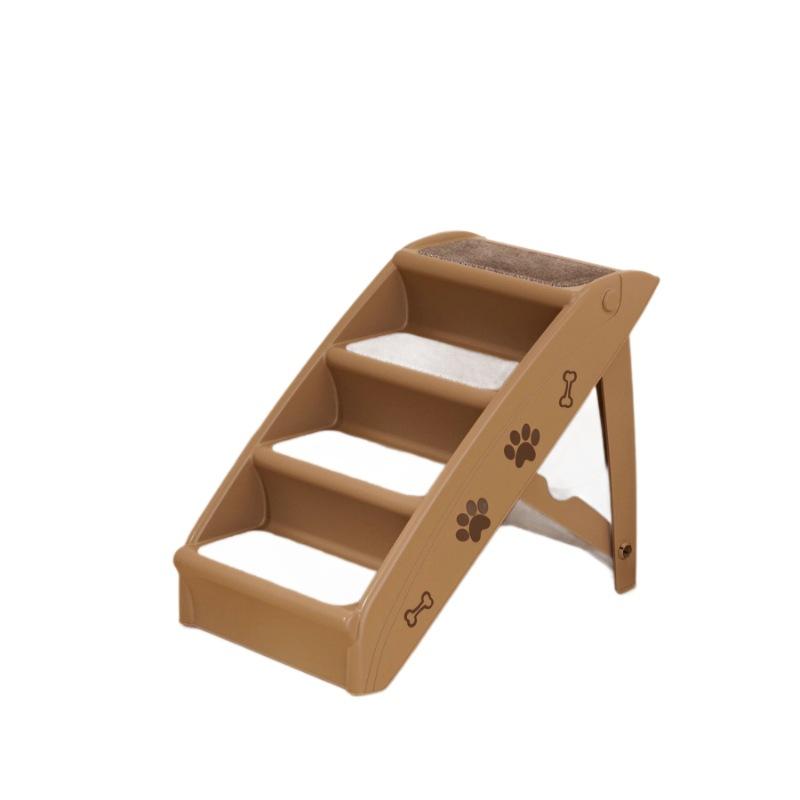 PP Foldable Pet Stair Steps Climbing Ladder For Small Senior Dogs Bed And Sofa Side Easy Climbing Portable Dog Accessory
