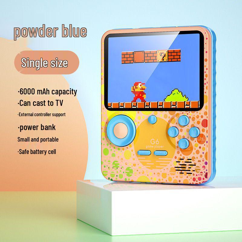 

Ретро портативная игровая консоль и павербанк: Ностальгическое веселье для двоих с Super Mario и Tetris