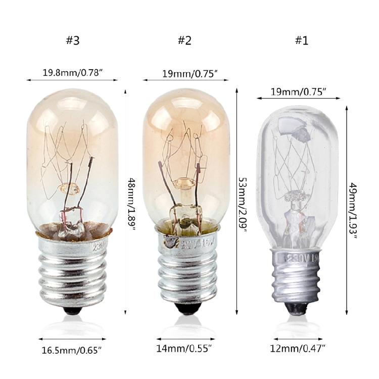 Fridge Microwave Oven Light Bulb High Temperature Resistance for Refrigerator