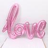 Handwritten Love Letter Conjoined Wedding Decoration Aluminum Foil Balloon for Valentines Day Love Balloon