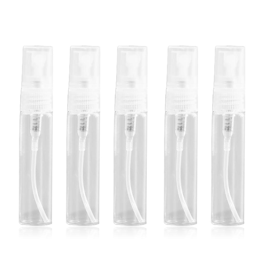 5 Pieces Sprayer Bottle Home Transparent Storage Accessory Sub Package Holders Small Liquid Bottles Storage Holder