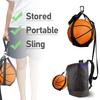 Cinghia Porta Pallone da Calcio e Basket da Portare per Allenamento Gioco per Esterno Interno Calcio da Strada Basket Pallavolo