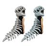 Realistic Dinosaur Skeleton Costume Set Adult Dinosaur Skull Headpiece And Spine Attachment 3D Halloween Cosplay Outfit