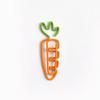 Creative Colorful Two-Tone Carrot-Shaped Cartoon Paper Clips