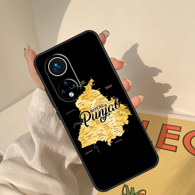 Punjab Map Case For Honor Magic 8 Pro 7 6 5 Lite Cover For Honor 200 400 50 70 90 X8a X8b X9a X9b X9c