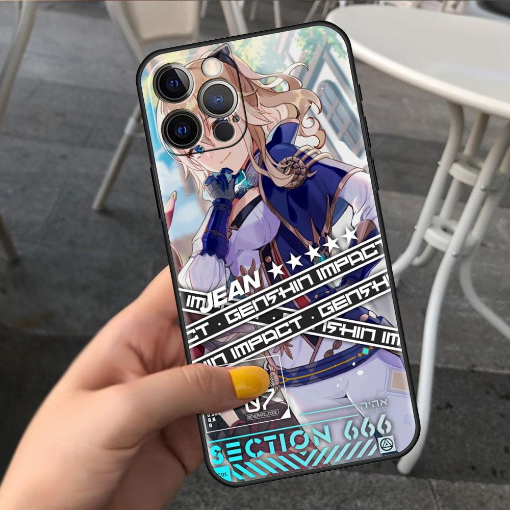 Genshin Impact Anime Case For Apple iPhone 14 13 Pro Max 12 7 8 6 6S Plus 11 Mini XR SE Soft Cover X XS Silicone Phone Funda