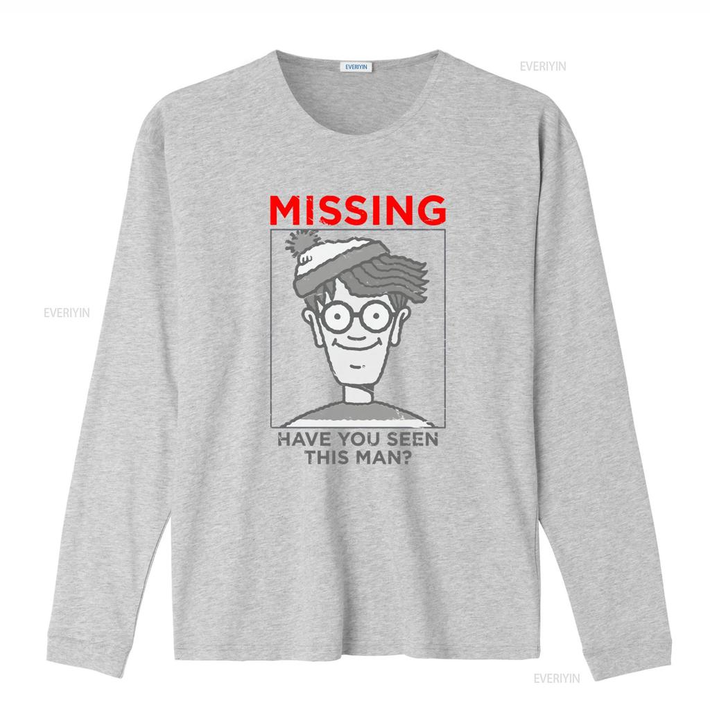 Wheres Waldo Missing Licensed Adult T Shirt Fun Nostalgic Design vintage Washed Unisex graphic Casual fashion Breathable Soft