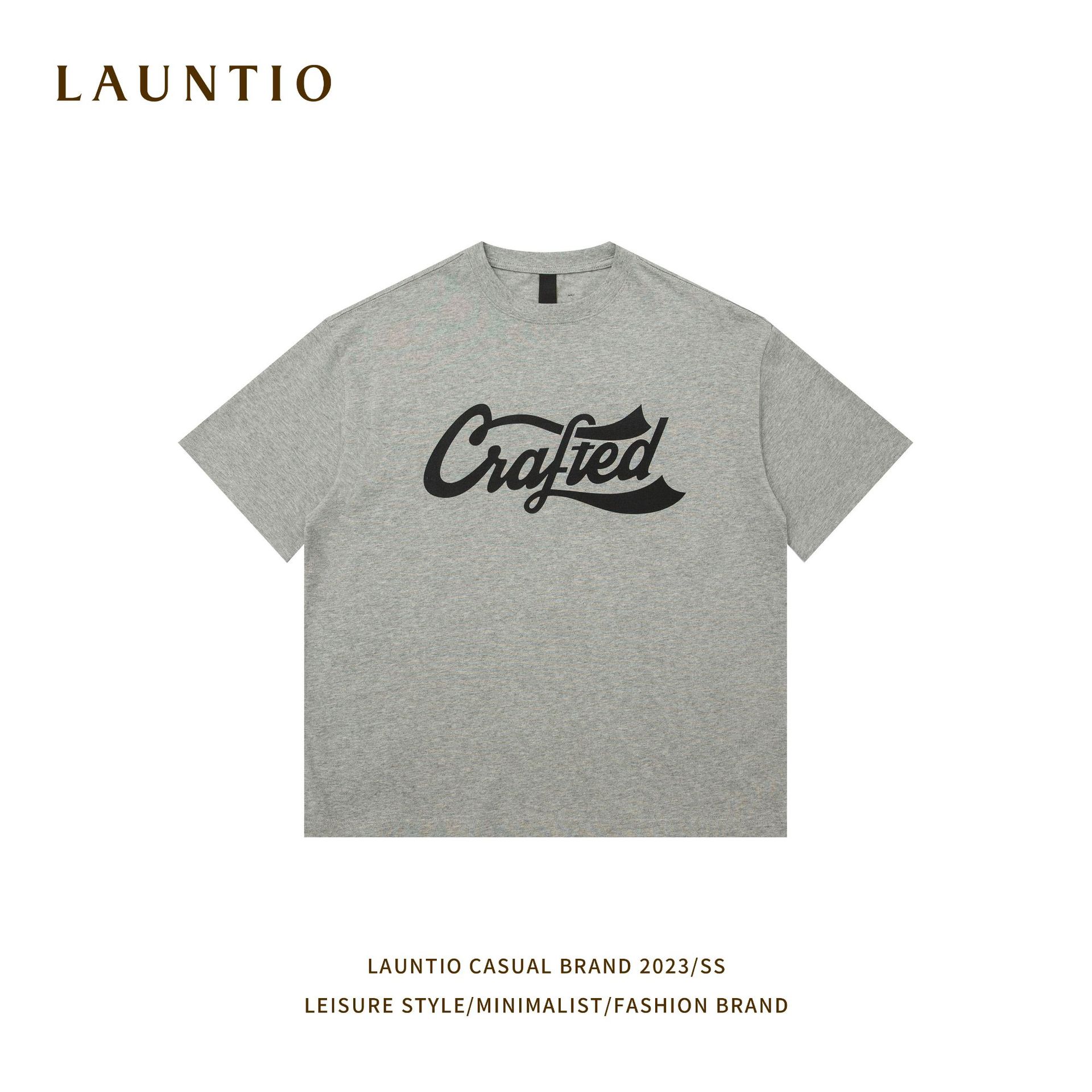 

Японская повседневная летняя футболка из чистого хлопка для мальчиков, универсальная с короткими рукавами и ретро-нашивками для мужчин XXL серый